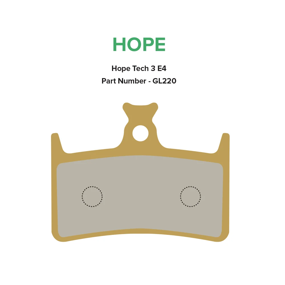Gold Label HD Brake Pads - Hope Tech 3 E4 / Tech 4 E4 / TR4